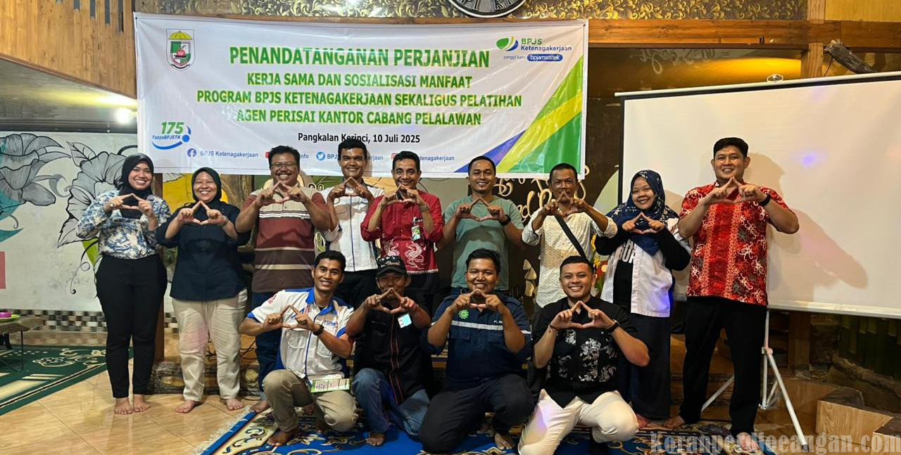 JamkesWatch Pelalawan Bersinergi dengan BPJS Ketenagakerjaan Dorong Pekerja Informal Daftar Program BPU