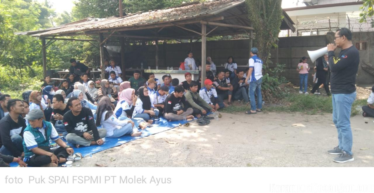 Serikat FSPMI PT Molek Ayus gelar Konsolidasi, Serius Dalam Perjuangan  Kenaikan Upah Tahun 2026