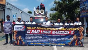 Aksi Buruh SPAI FSPMI Indomaret Jombang, Tuntut Perbaikan Aturan Kerja di Indomaret