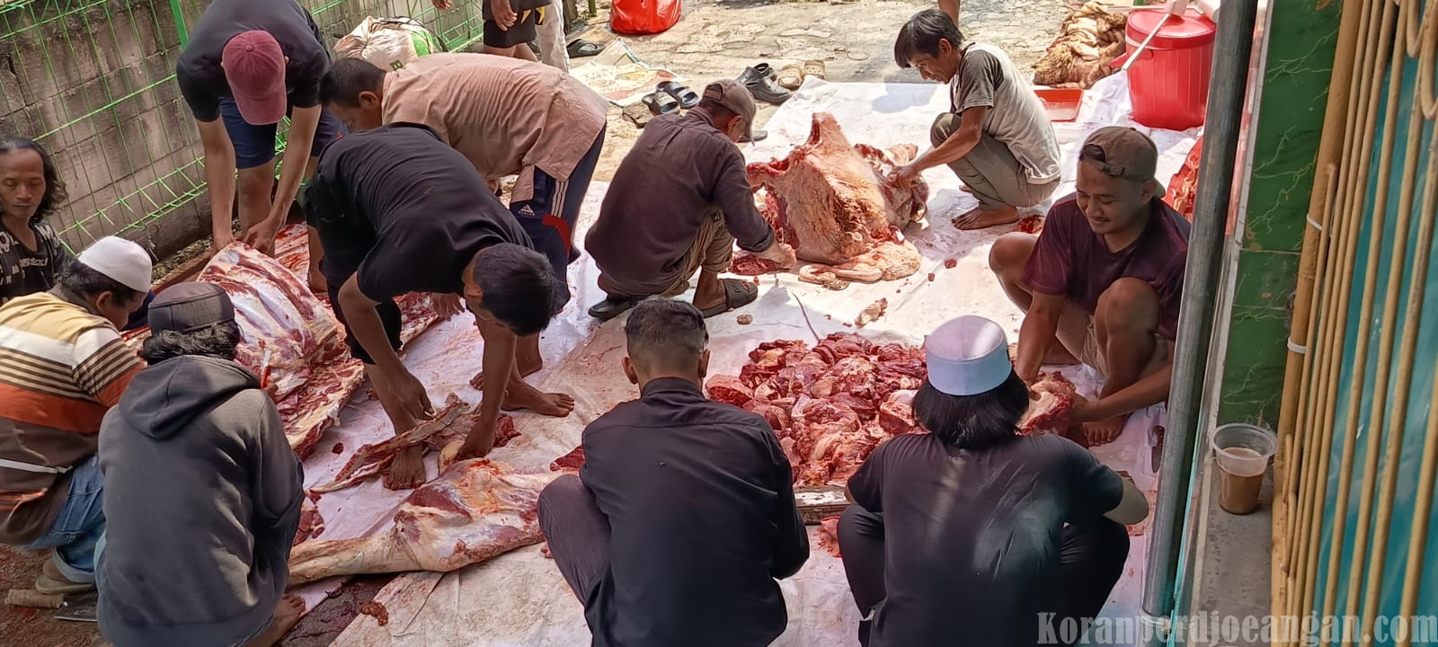 Merawat Keikhlasan dan Kepedulian, DPW FSPMI DKI Jakarta Gelar Qurban Iduladha