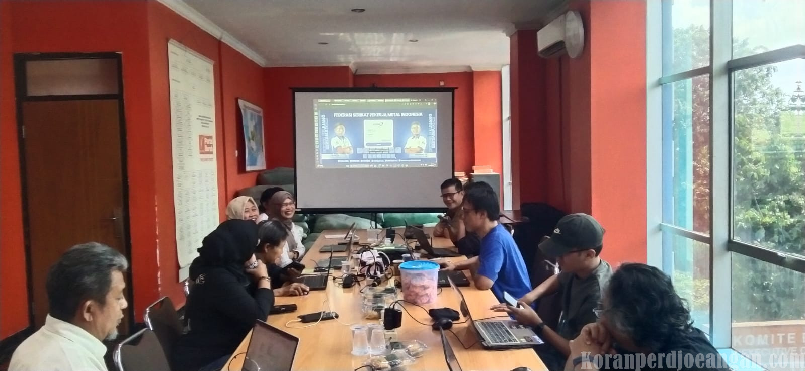 Departemen Database DPP FSPMI Gelar Rapat Untuk Perkuat Sistem Pendataan Organisasi