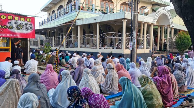 Ribuan Jama’ah Sholat Idul Adha 2026 Padati Masjid An-Nur dan Sekitarnya