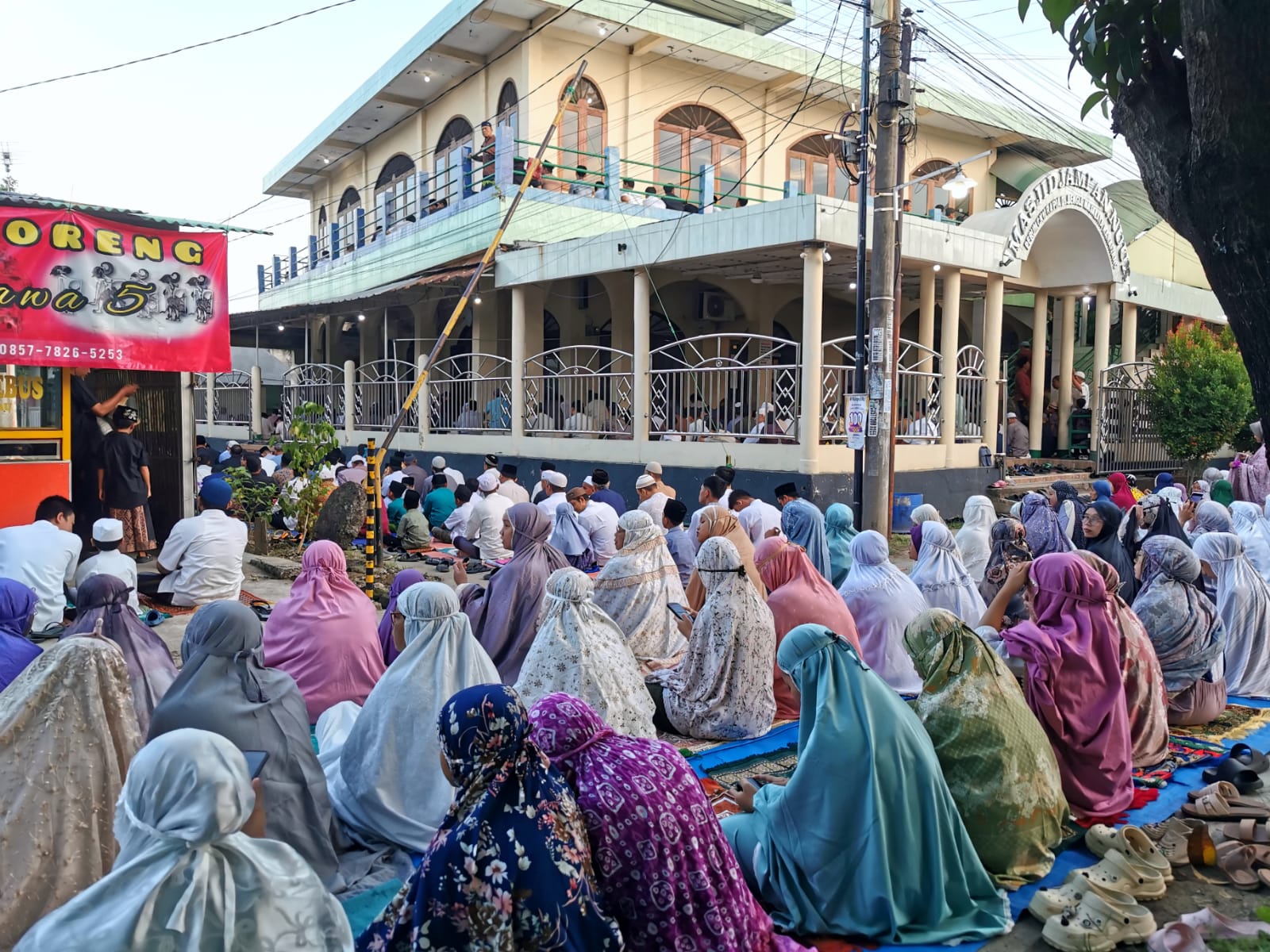 Ribuan Jama’ah Sholat Idul Adha 2026 Padati Masjid An-Nur dan Sekitarnya