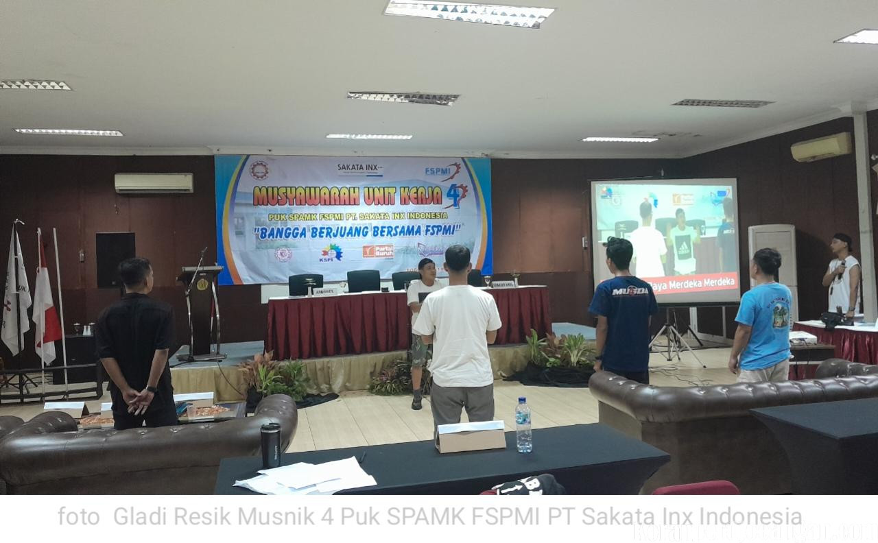 Gladi Resik Menuju Musnik IV Serikat FSPMI PT Sakata Inx Indonesia