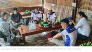 Kunjungan Kerja PC SPAI FSPMI Tangerang  Ke Serikat FSPMI PT Indo Nan Pao, Bangkitkan Semangat  Berorganisasi