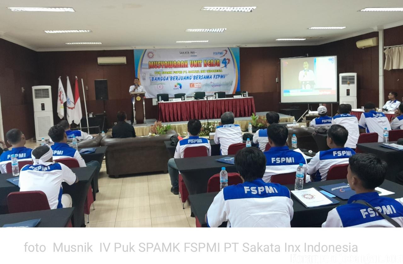 Musnik IV PUK SPAMK FSPMI PT Sakata INX Indonesia: Bangga Berjuang Bersama FSPMI & Siapkan Regenerasi Kepemimpinan