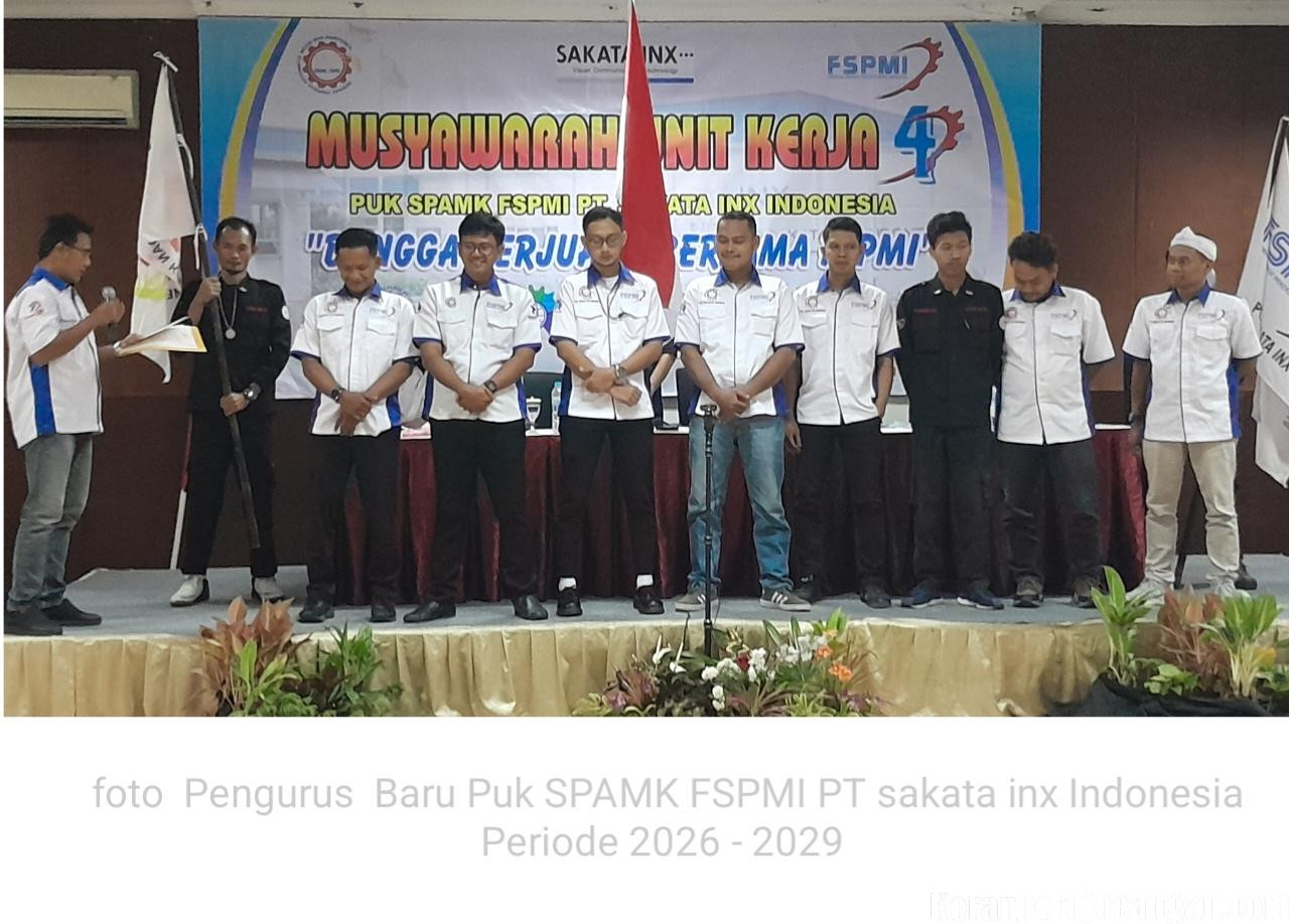 Resmi Terpilih! Berikut Susunan Pengurus  Serikat FSPMI PT Sakata Inx Indonesia  Periode 2026-2029