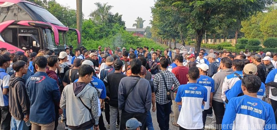 Peringati May Day 2026, Buruh Kabupaten Serang Menuju Jakarta