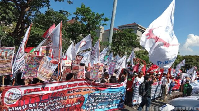 Buruh Jawa Tengah Suarakan Tuntutan Keadilan Sosial dan Kepastian Kerja di Momentum May Day 2026