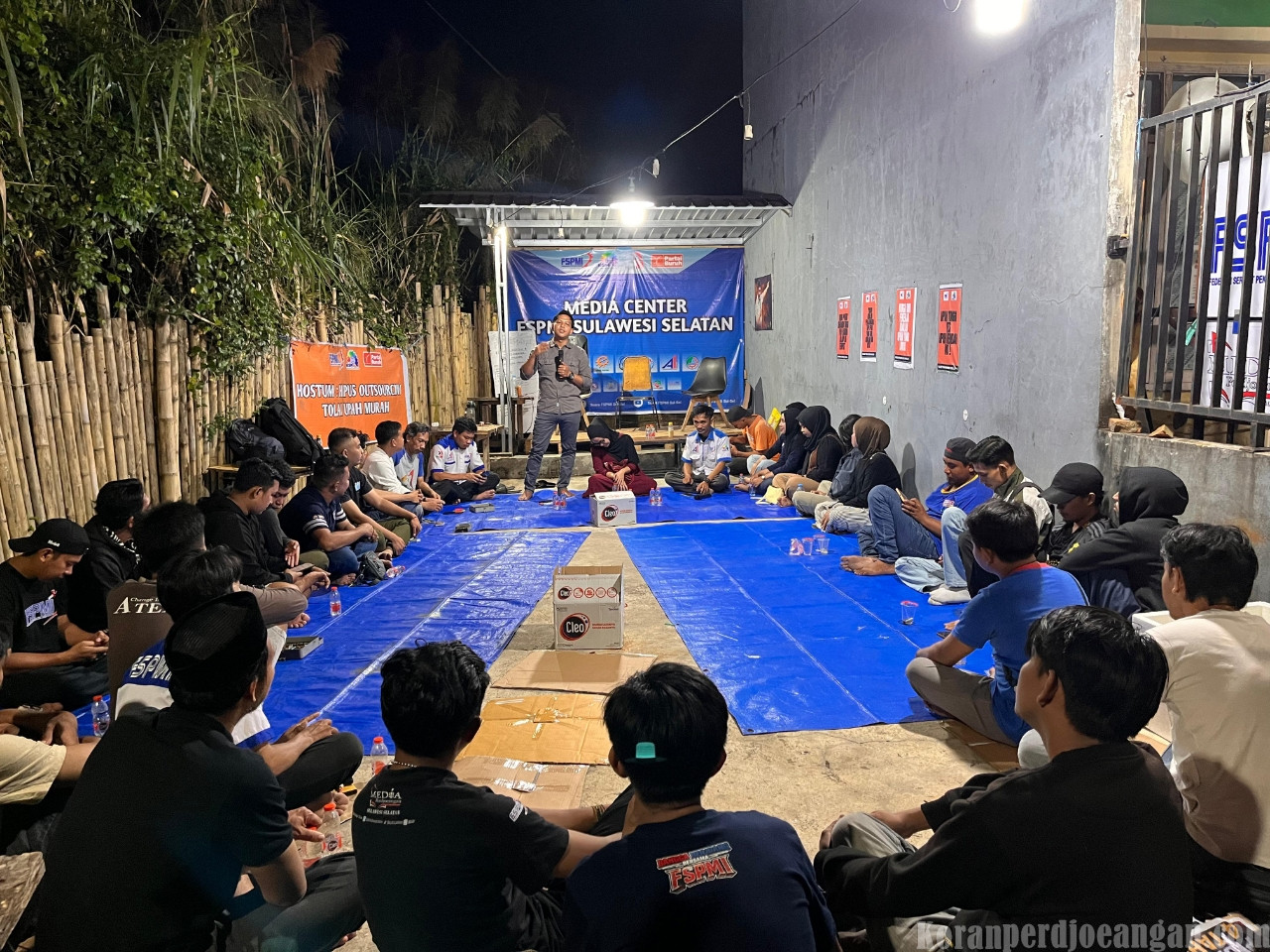 Konsolidasi FSPMI Sulsel, Kedatangan Direktur Bidang Pekerja Muda DPP FSPMI