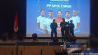 Plt Bupati Kabupaten Bekasi Hadiri Seremonial Pelantikan PP SPEE FSPMI