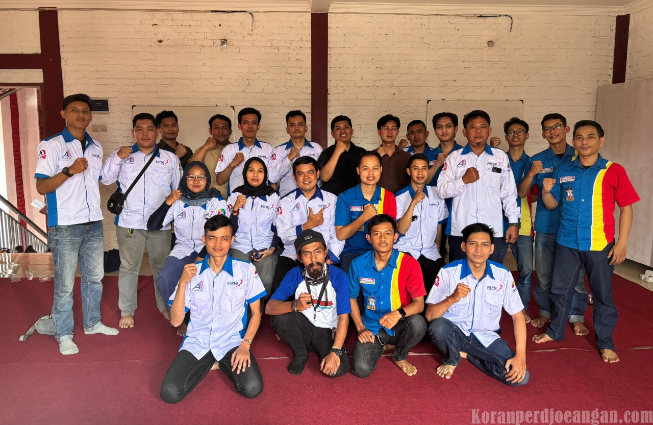 Serikat FSPMI PT Indomarco Prismatama Bogor Wilayah Cianjur Gelar Konsolidasi Penguatan Soliditas Anggota