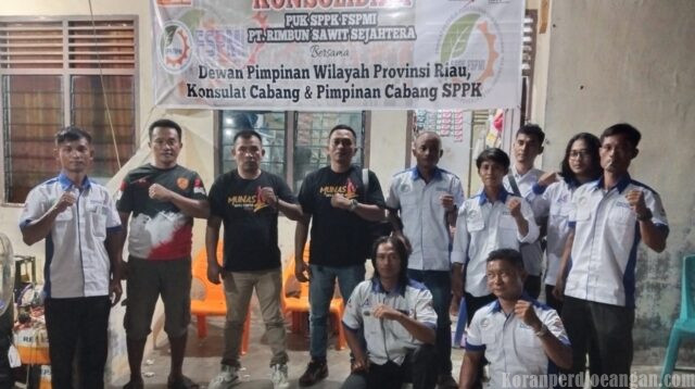 Konsolidasi Serikat FSPMI PT Rimbun Sawit Sejahtera Bersama DPW RIAU, KC Dan PC SPPK