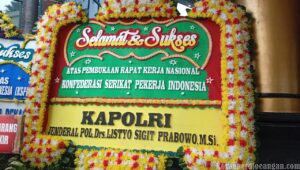Banjir Karangan Bunga Sambut Rakernas KSPI 2026, Simbol Dukungan Gerakan Buruh