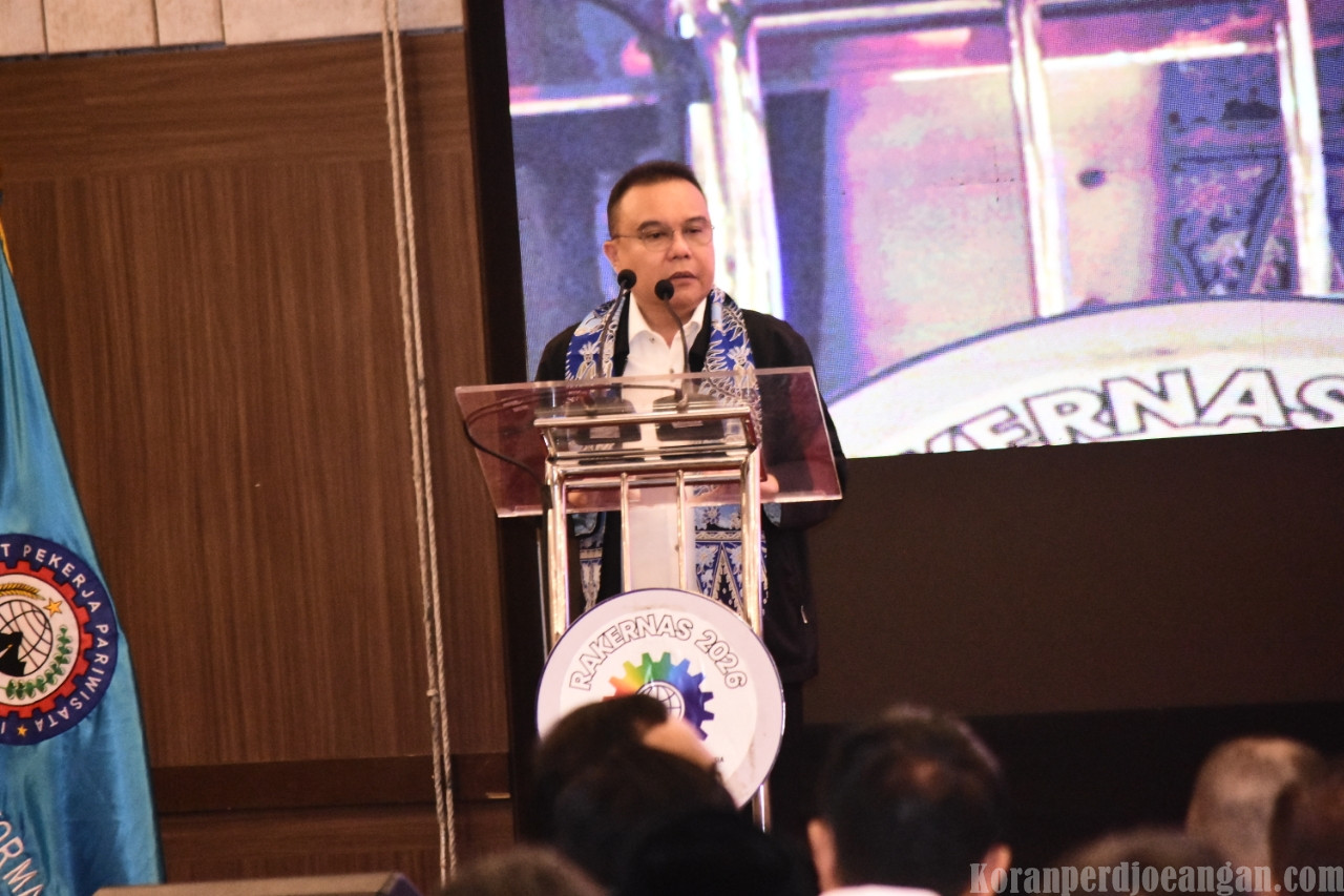Di Atas Podium Rakernas KSPI 2026, Dasco Langsung Hubungi Pertamina Usai Dapat Laporan Ancaman PHK di Bekasi