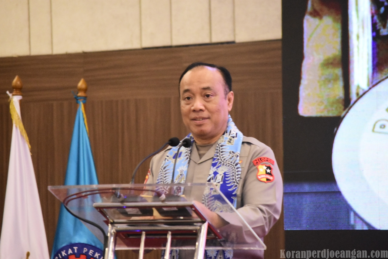 Polri Berkomitmen Mengawal Hak Buruh, Wakapolri Hadiri Rakernas KSPI 2026