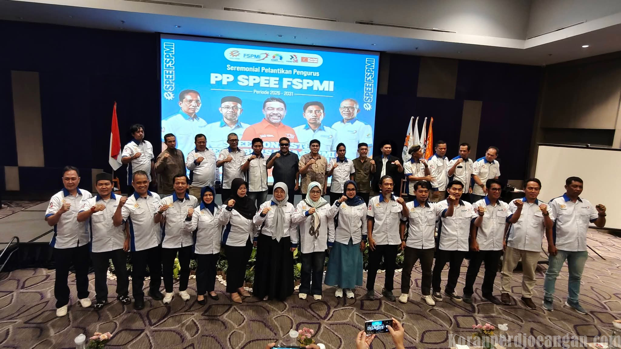 Seremonial SPEE FSPMI, Ananto Prasetya Siap Menakhodai Perjuangan Buruh Elektronik Elektrik 2026-2031