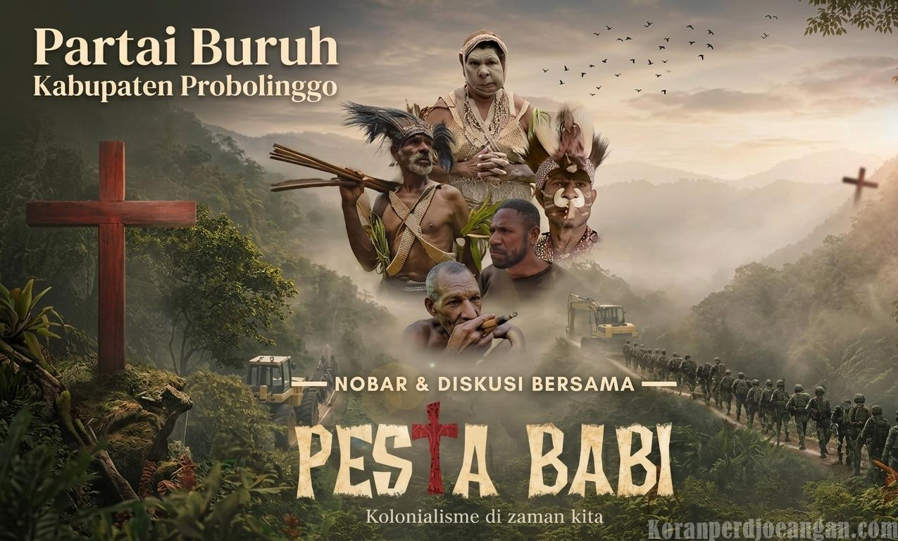 Partai Buruh Probolinggo Ajak Pengurus dan Anggota Nobar Film ‘PESTA BABI’ Minggu Depan