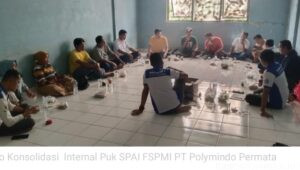 PUK SPAI FSPMI PT Polymindo Permata Gelar Konsolidasi Internal, Perkuat Komunikasi dan Soliditas Anggota