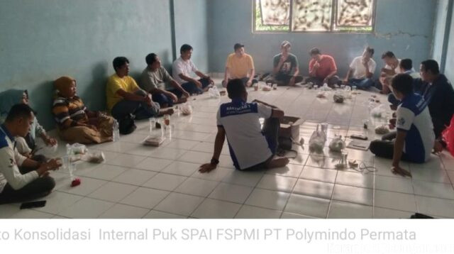 PUK SPAI FSPMI PT Polymindo Permata Gelar Konsolidasi Internal, Perkuat Komunikasi dan Soliditas Anggota