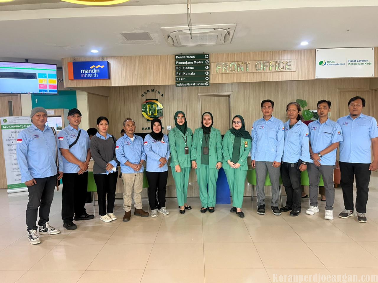 Walaupun Cuaca Panas, DPD Jamkeswatch Karawang Tetap Gelar Audensi dengan RS Hermina Karawang