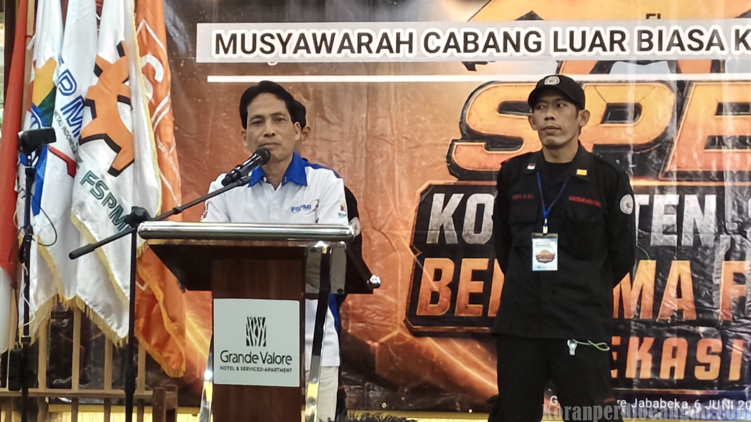 Ketua Umum Pimpinan Pusat Secara Resmi Buka Muscablub PC SPEE FSPMI Kabupaten/Kota Bekasi