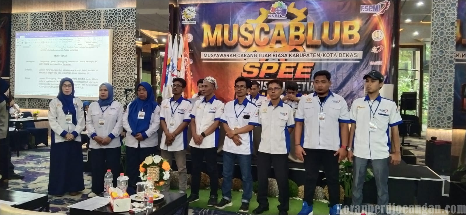 LPJ Disahkan, Pengurus Sementara PC SPEE FSPMI Bekasi Demisioner