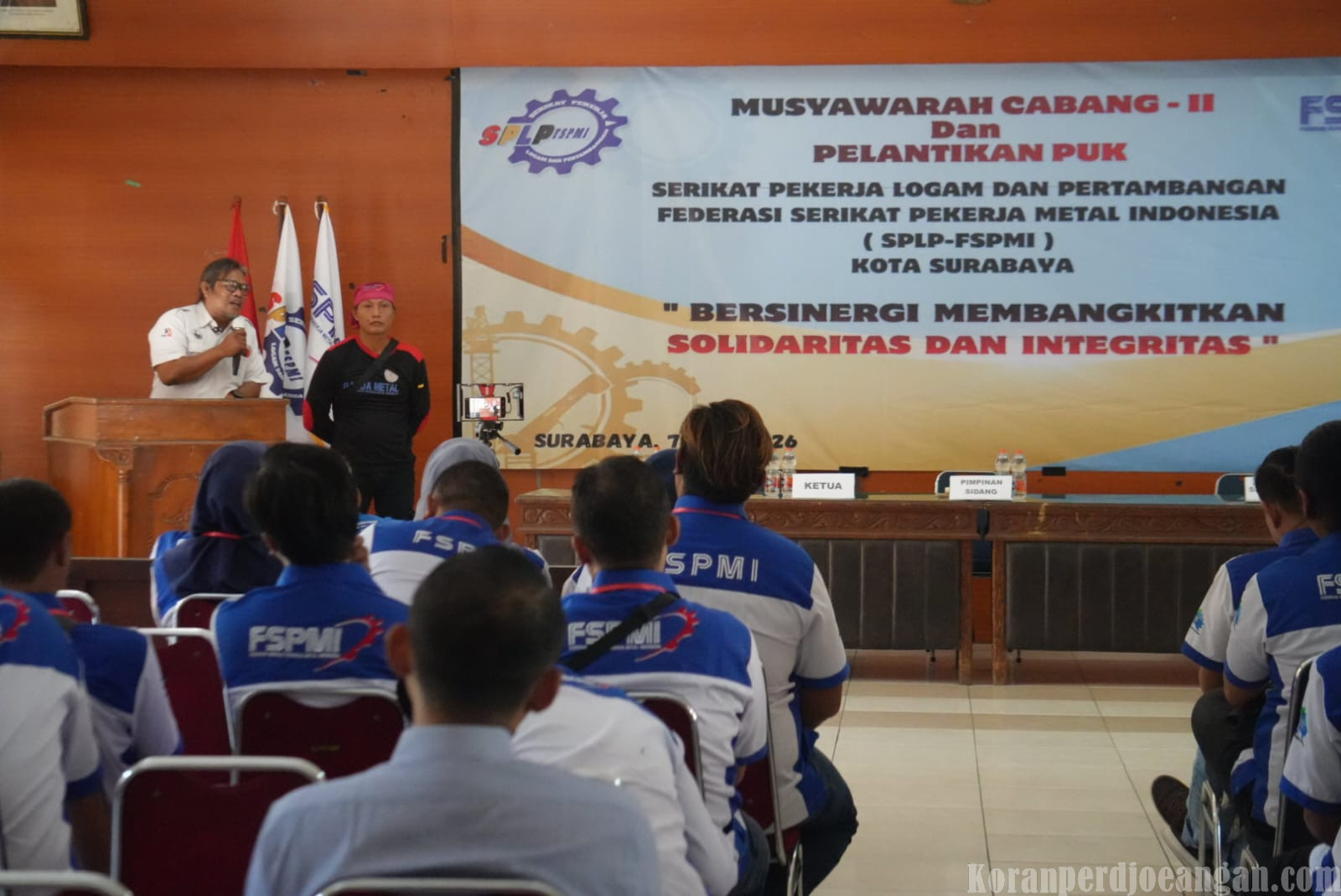 Bangga dan Haru, Much Ismail Sampaikan Pesan Terakhir di Muscab II SPLP Surabaya