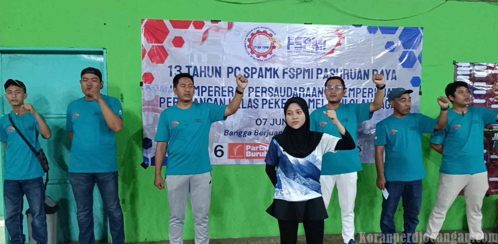 HUT Ke-13, PC SPAMK FSPMI Kabupaten Pasuruan Gelar Turnamen Bulutangkis dan Futsal