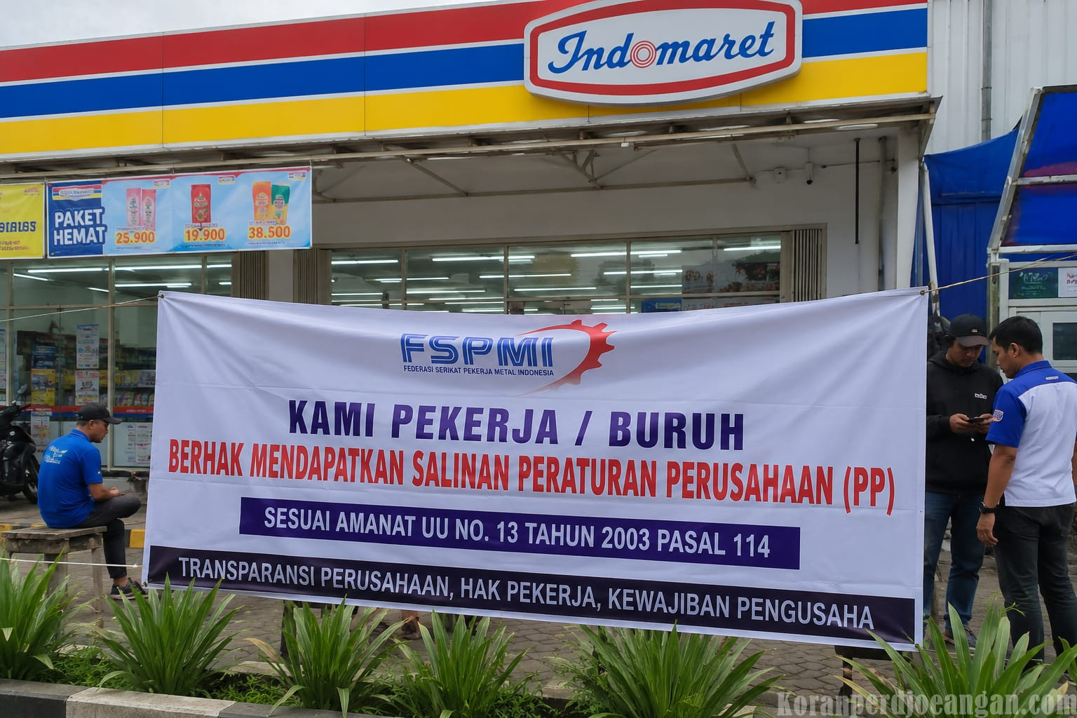 FSPMI Soroti Sikap Manajemen Indomaret Jember yang Belum Berikan Salinan Peraturan Perusahaan kepada Pekerja