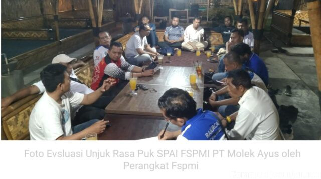 Perangkat Pimpinan Cabang FSPMI Tangerang Gelar Rapat Evaluasi Aksi Unjuk Rasa PUK SPAI FSPMI PT Molex Ayus