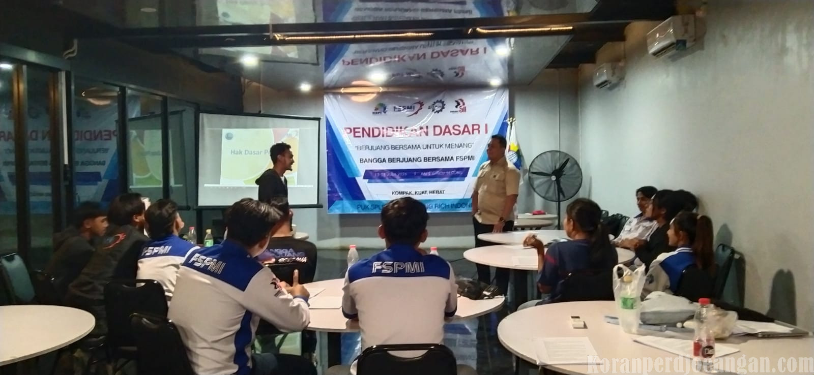 PUK SPLP FSPMI PT. Longrich Indonesia Gelar Pendidikan Dasar