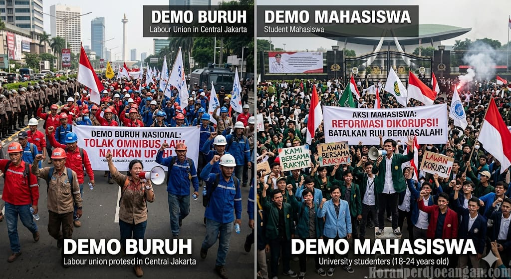 Buruh dan Mahasiswa; Dua Kekuatan Jalanan, Satu Tujuan Perubahan