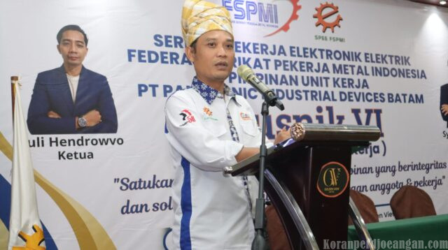 Syafri Ahmad Terpilih Secara Mufakat Pimpin PUK SPEE FSPMI PT Panasonic Industrial Devices Batam 2026 – 2030
