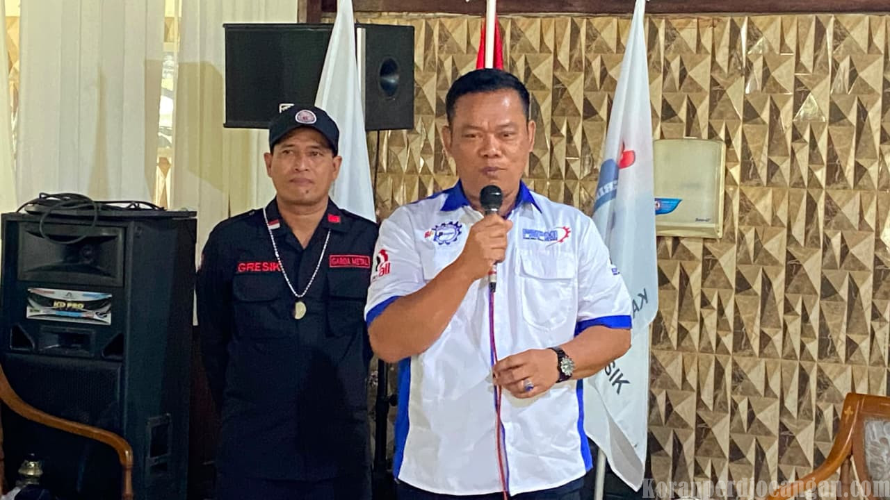 Pesan Ketua Umum PP SPLP FSPMI di Muscab II SPLP FSPMI Kabupaten Gresik
