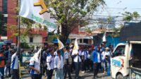 Ratusan Buruh FSPMI Kepung UPTD Pengawas Ketenagakerjaan Karawang Tuntut Tindak Tegas PT. WSU