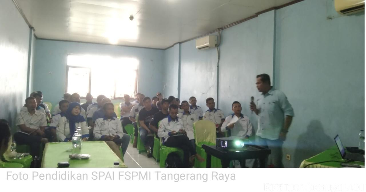 PC SPAI FSPMI Tangerang Gelar Pendidikan Public Speaking dan Advokasi untuk Tingkatkan Kapasitas Kader