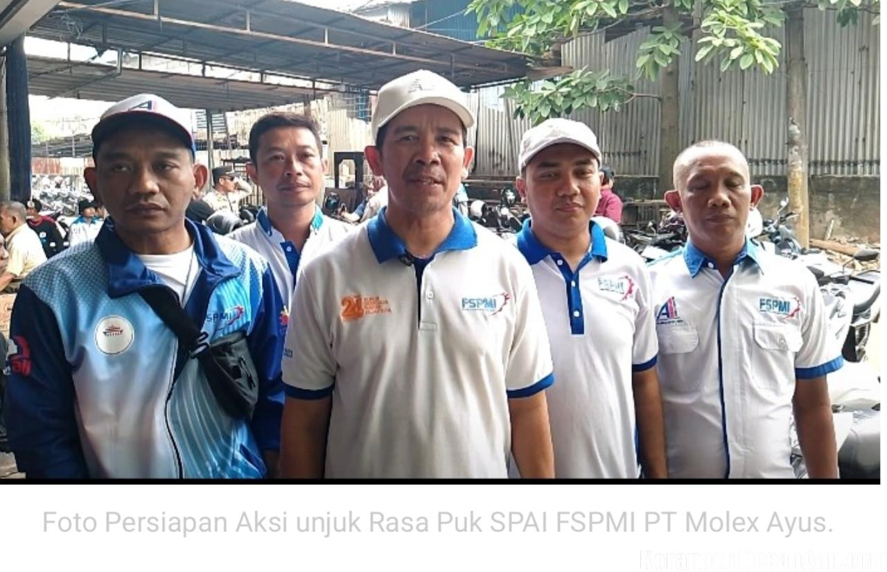 PUK SPAI FSPMI PT Molex Ayus Bersama PC SPAI FSPMI Tangerang Datangi Kantor Pusat di Jakarta, Tuntut Kejelasan Upah 2026