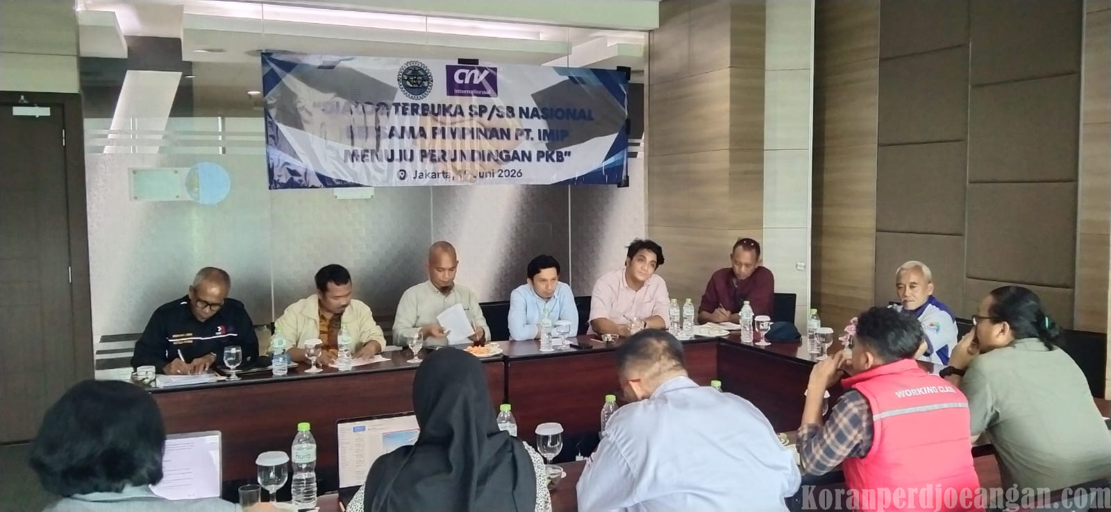 Dialog Terbuka Pimpinan Serikat Pekerja & Manajemen IMIP Digelar di Vasaka Hotel Jakarta