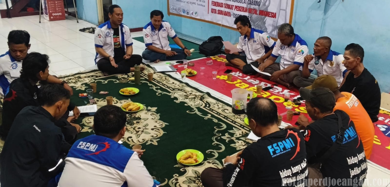 PC SPLP FSPMI Kota Surabaya Gelar Rapat Rutin Perdana, Perkuat Konsolidasi dan Strategi Perjuangan Buruh