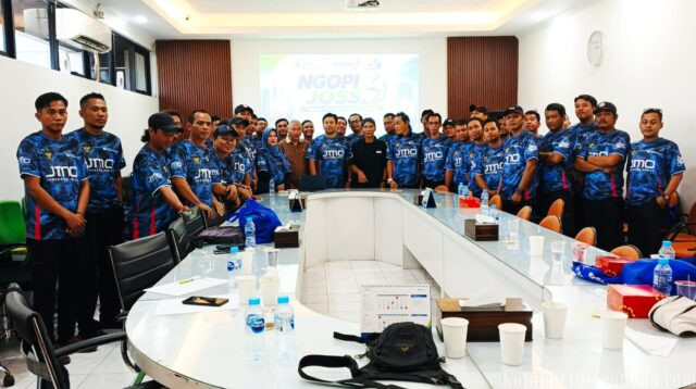 Ngopi Joss FSPMI dan BPJS Ketenagakerjaan Kota Bekasi dalam Tema Ngobrol Pintar Jaminan Sosial  ‎