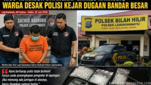Kios” Narkoba Ditangkap Satres Narkoba Labuhanbatu, Warga Desak Kejar Dugaan Bandar Besar