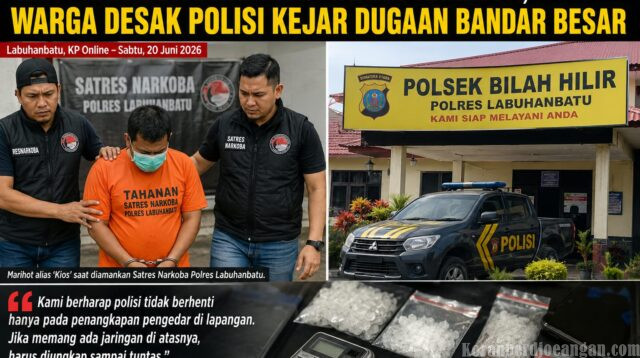 Kios” Narkoba Ditangkap Satres Narkoba Labuhanbatu, Warga Desak Kejar Dugaan Bandar Besar