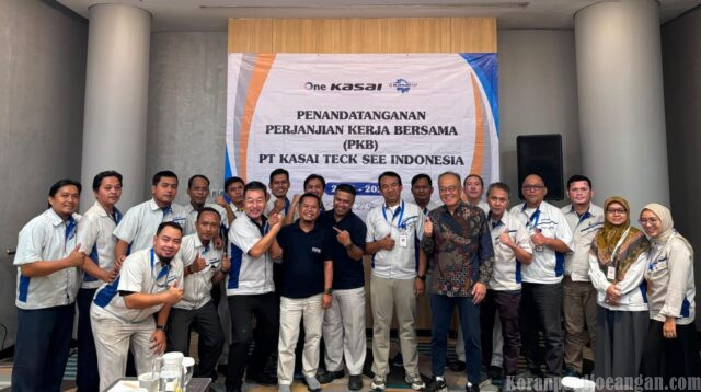 Jaga Sinergitas, PUK SPAMK FSPMI dan Manajemen PT KTSI Gelar Agenda Rutin LKS Bipartit