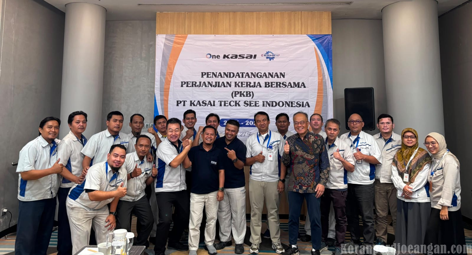 Jaga Sinergitas, PUK SPAMK FSPMI dan Manajemen PT KTSI Gelar Agenda Rutin LKS Bipartit