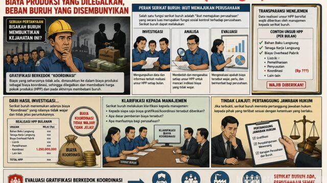 Gratifikasi Berkedok “Koordinasi”: Biaya Produksi yang Dilegalkan dan Beban Buruh yang Disembunyikan
