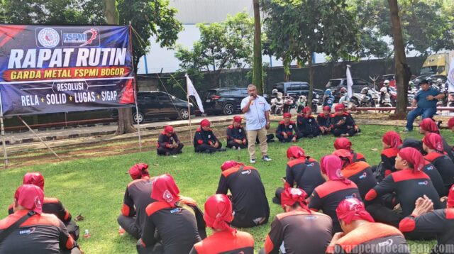 Regenerasi Jadi Fokus Rapat Rutin Garda Metal FSPMI Bogor