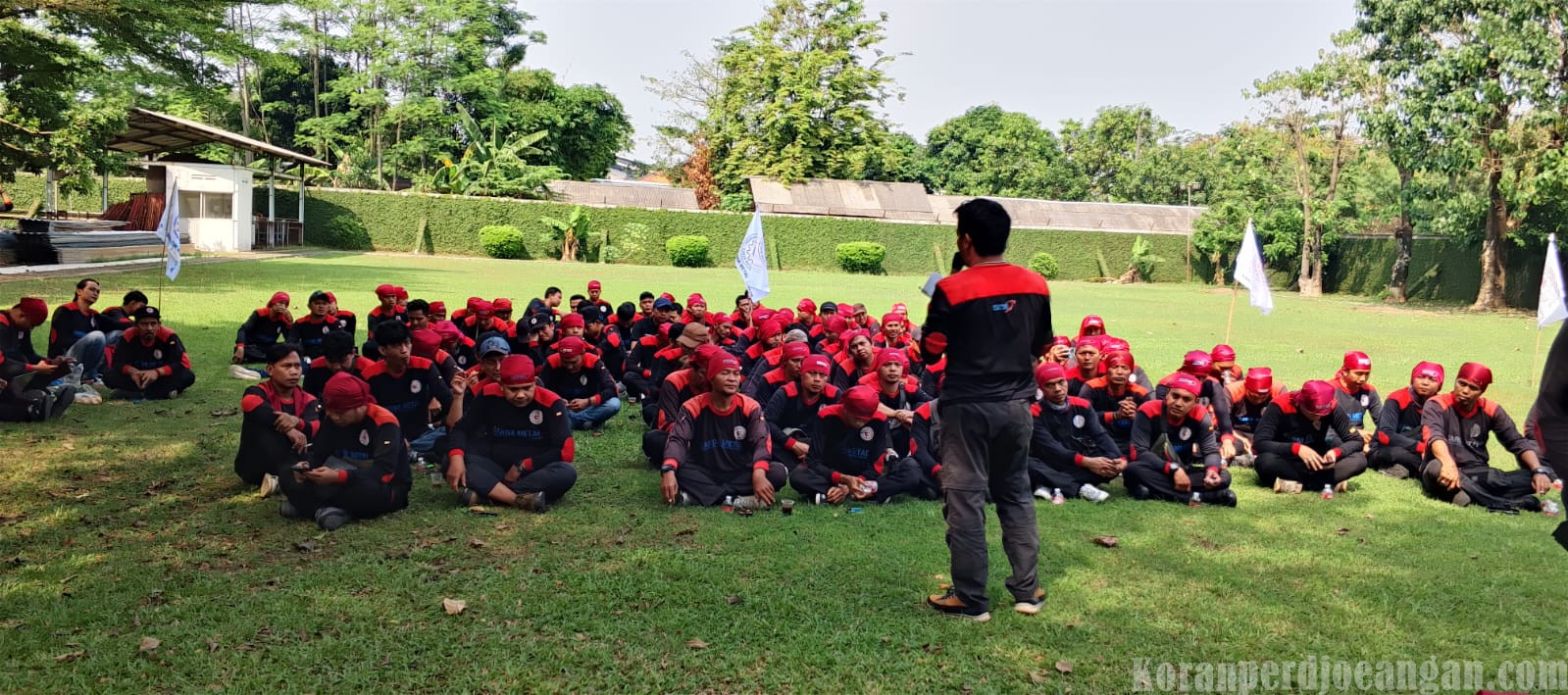 Sekda Garda Metal FSPMI Bogor Sampaikan Agenda Strategis Organisasi dalam Rapat Rutin