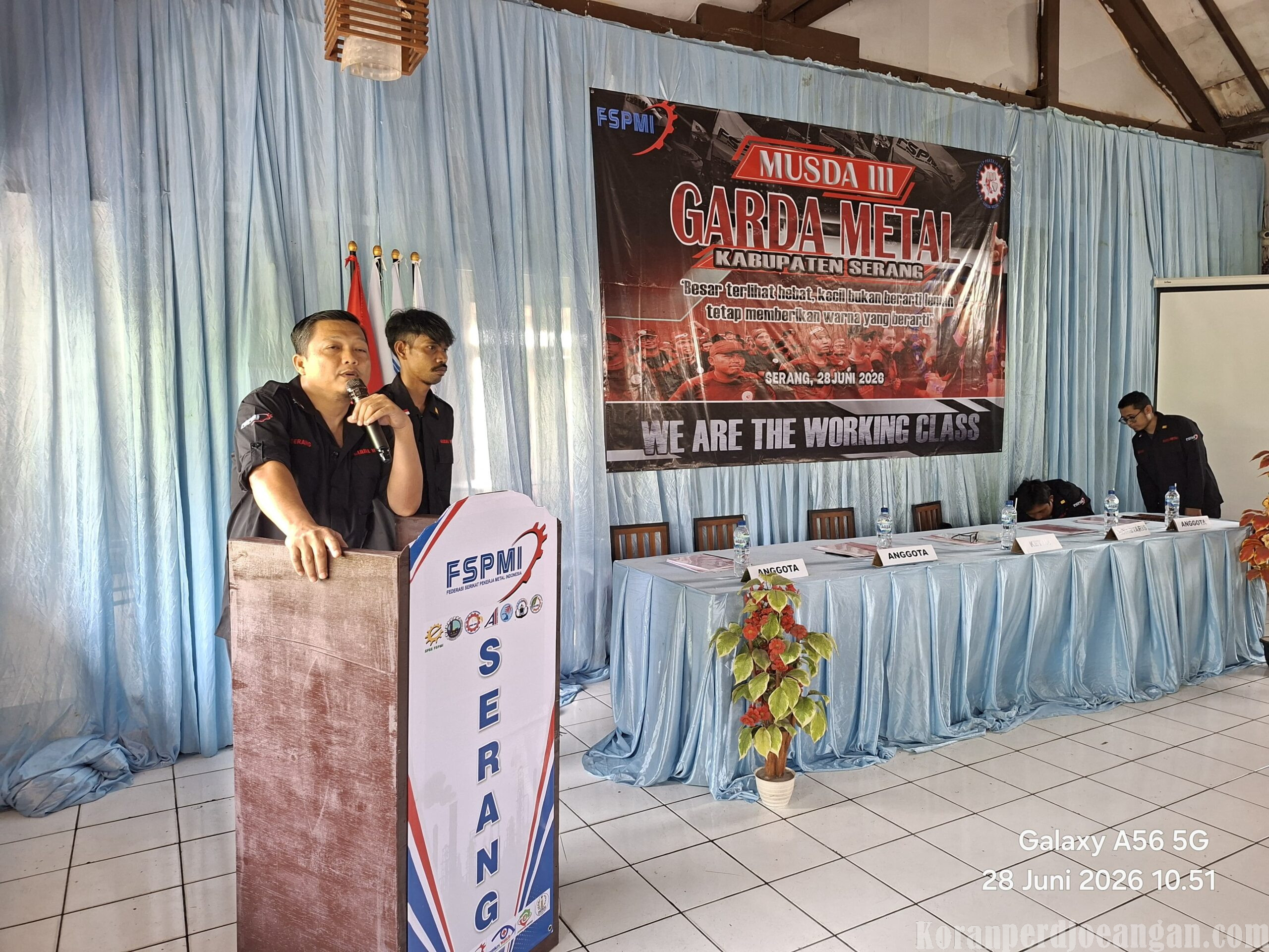 Musyawarah Daerah ke-3 Garda Metal  FSPMI Kabupaten Serang Resmi Dibuka