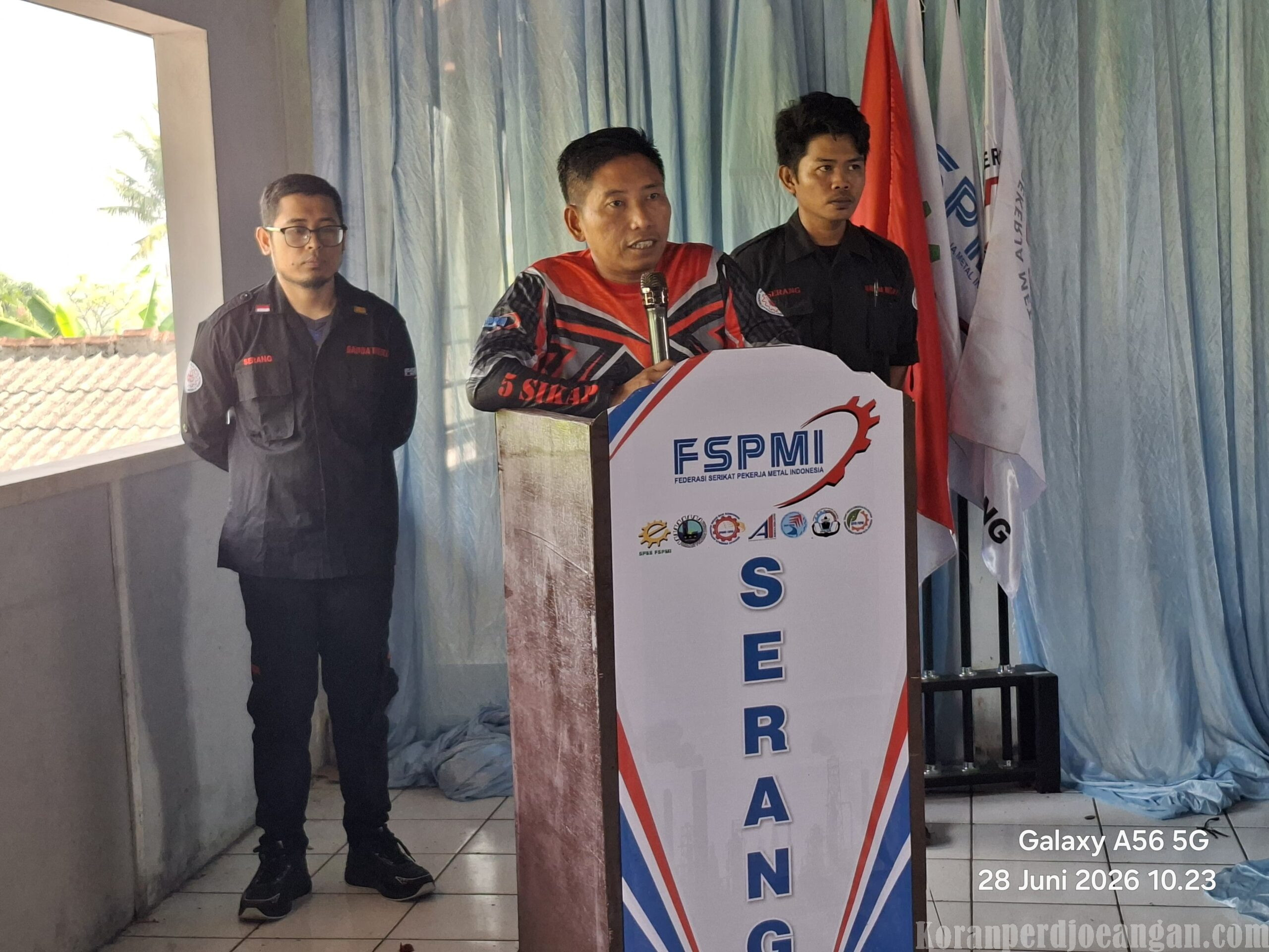 Presiden FSPMI Turut Hadir Dalam Acara Musda Garda Metal Serang